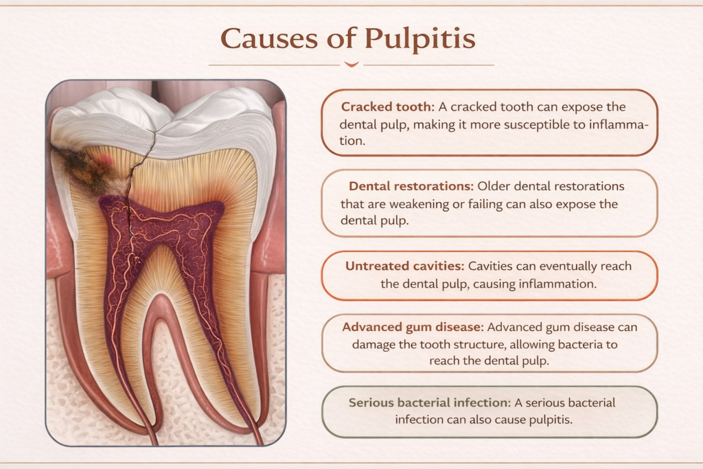 Causes of Pulpitis